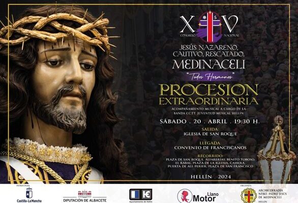 LVH NOTICIAS | NOTA DE PRENSA XV CONGRESO NACIONAL DE COFRADIAS DE JESÚS NAZARENO, CAUTIVO, RESCATADO DE MEDINACELI